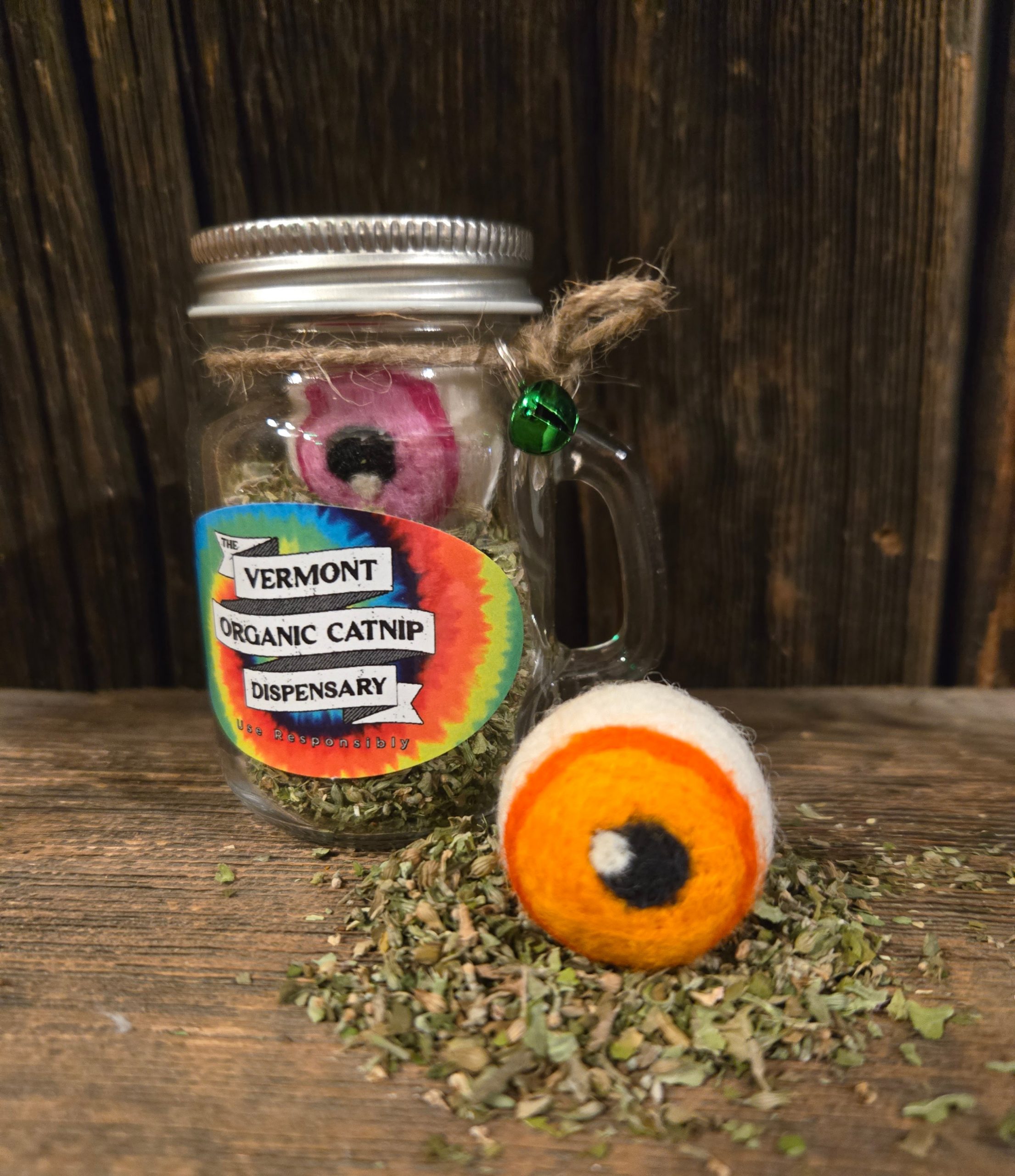 Felt Eyeball in a Jar